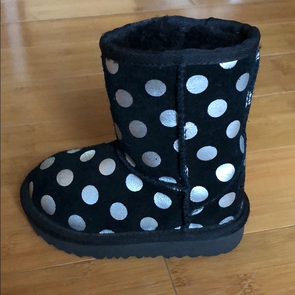 UGG Other - Ugg Classic Metallic Dot Lined Boot BKSV 6